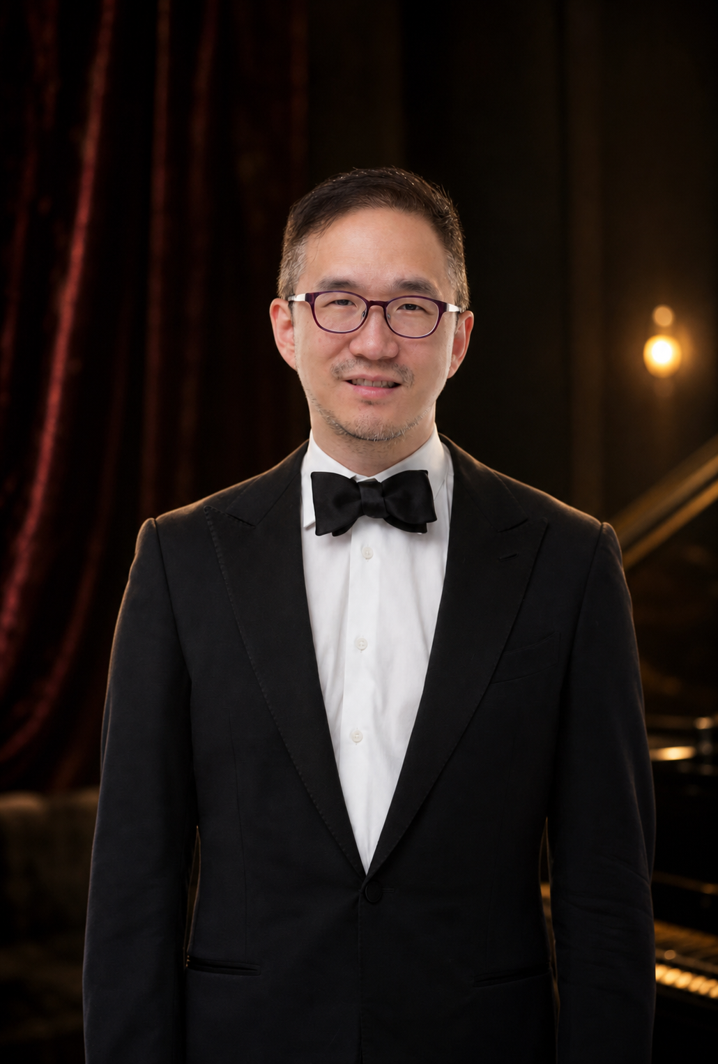 Portrait of cellist Clement Chow